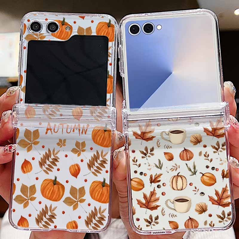 Phone Cases Z Fold 4 - เคสโทรศัพท์ลายใบเมเปิลฤดูใบไม้ร่วง สำหรับ Samsung Galaxy Z Flip