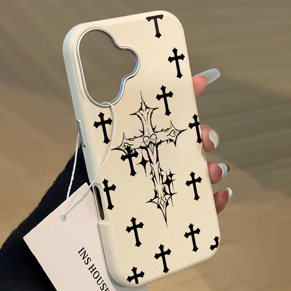 Phone Cases Drop Proof - เคสโทรศัพท์มือถือลายกางเขนคริสเตียน สำหรับ iPhone 16 17 13