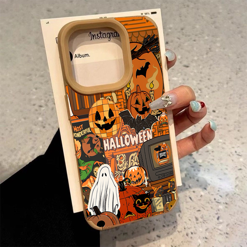 Phone Cases Like Loopy - เคสโทรศัพท์ลายผีฟักทองฮาโลวีนสำหรับ iPhone 18 17 16 Pro