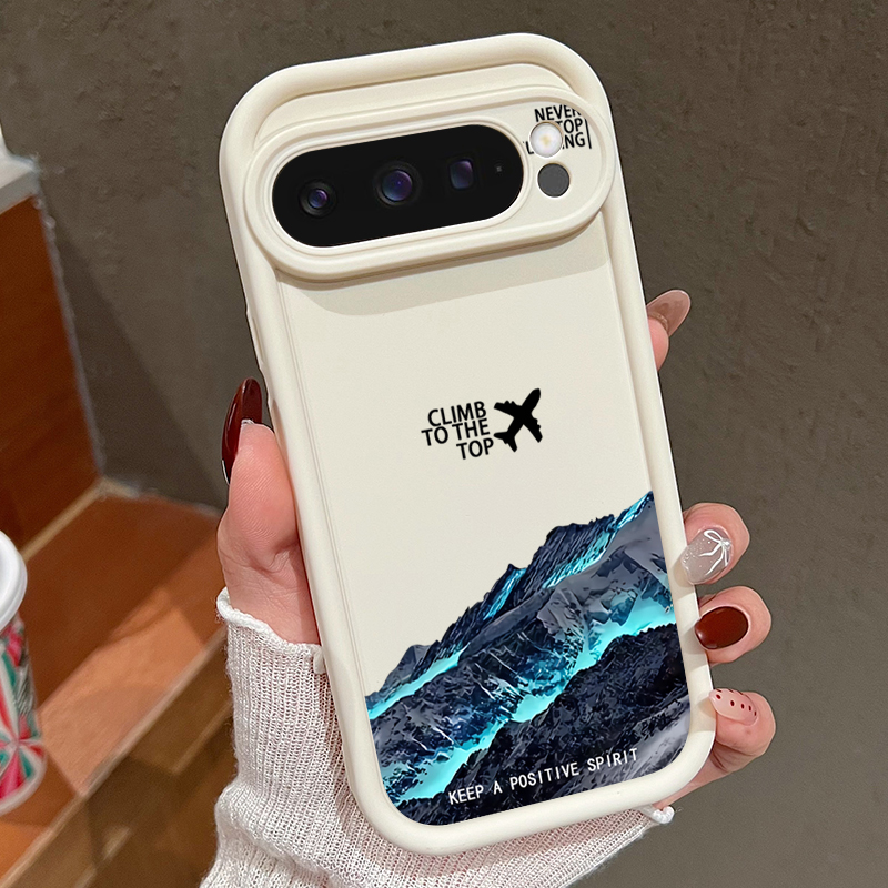 Phone Cases Google Pixel 7 - เคสโทรศัพท์ลายภูเขาหิมะเครื่องบิน สำหรับ Google Pixel 10 9
