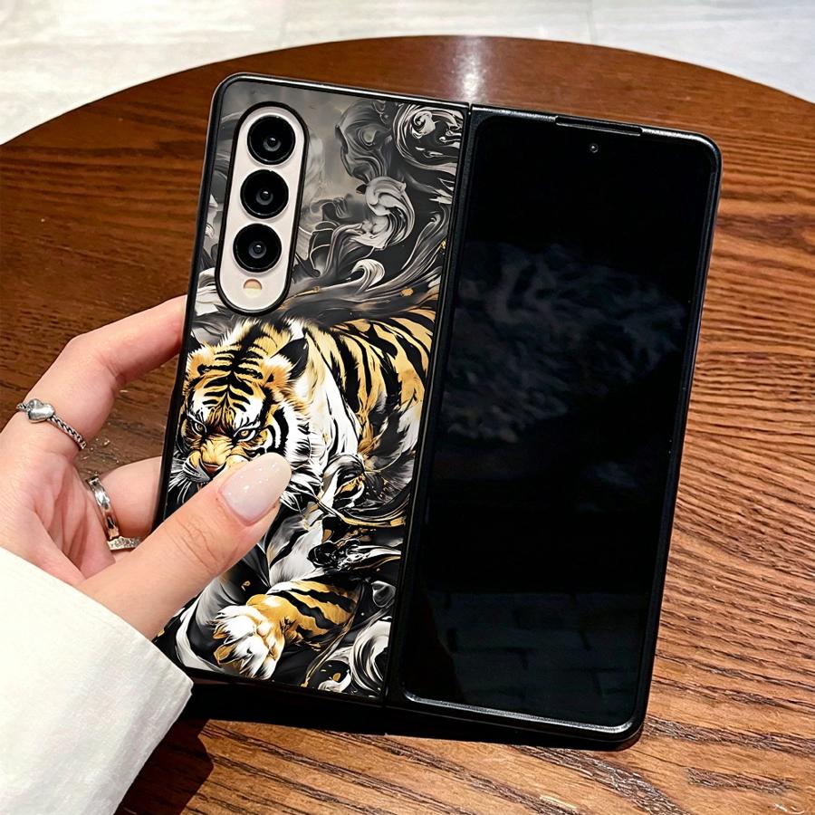 Phone Cases Z Fold 4 - Ukiyo E Tiger เคสโทรศัพท์สำหรับซัมซุงกาแล็กซี่ Z ฟลิป