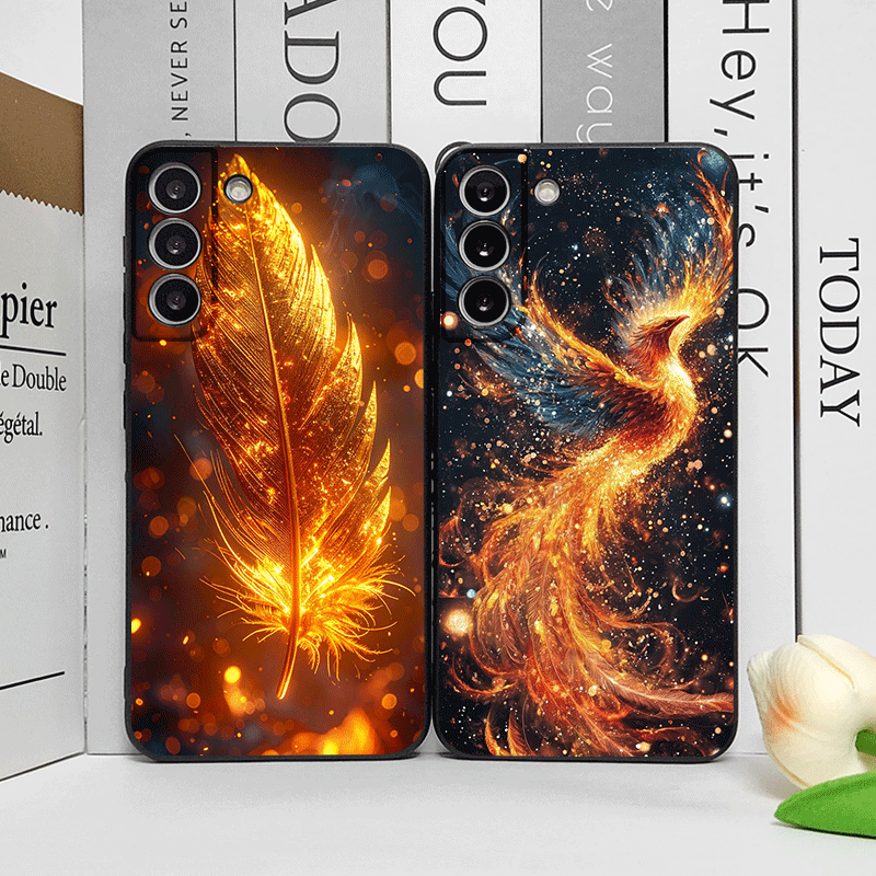 Phone Cases Google Pixel 7 - เคสโทรศัพท์ลายขนนกฟีนิกซ์สุดหรู สำหรับ Google Pixel 10 9