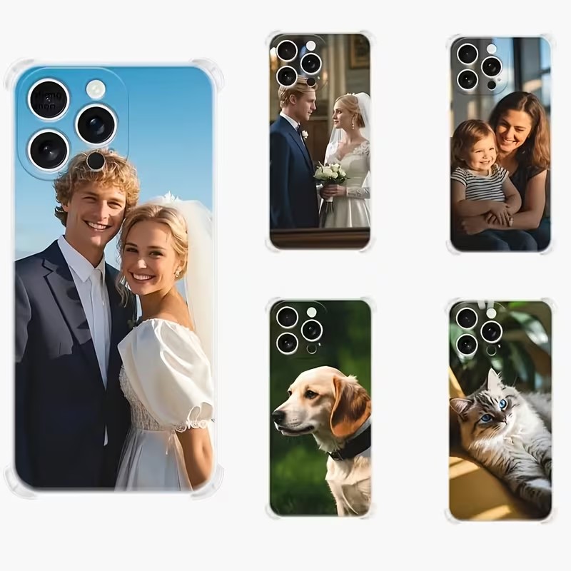 Phone Cases With Pictures - เคสโทรศัพท์ใสพิมพ์ลายเอง DIY สำหรับ iPhone 18 17