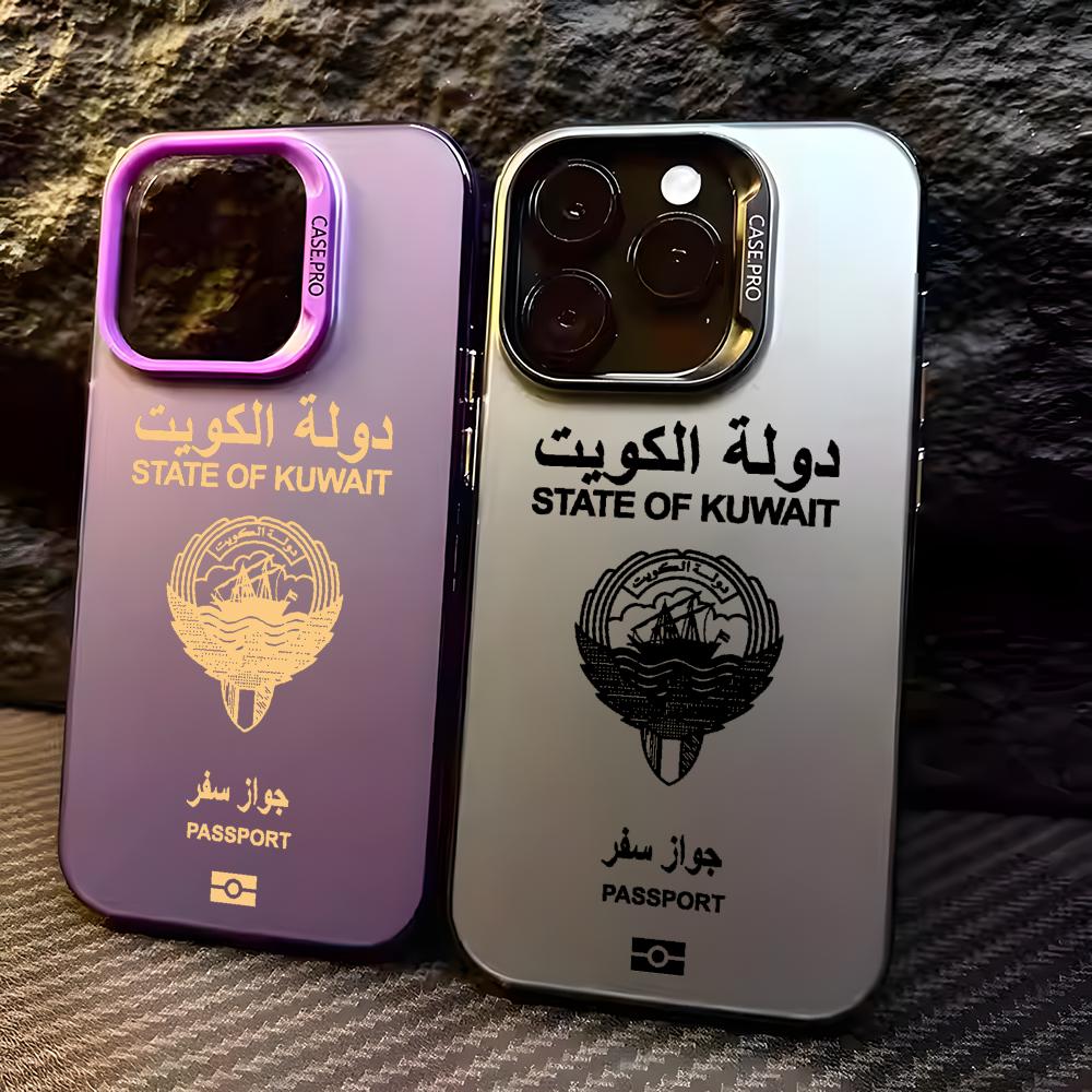Phone Cases Kuwait - เคสโทรศัพท์ลายหนังสือเดินทางคูเวตสำหรับ iPhone 17 16 15 14