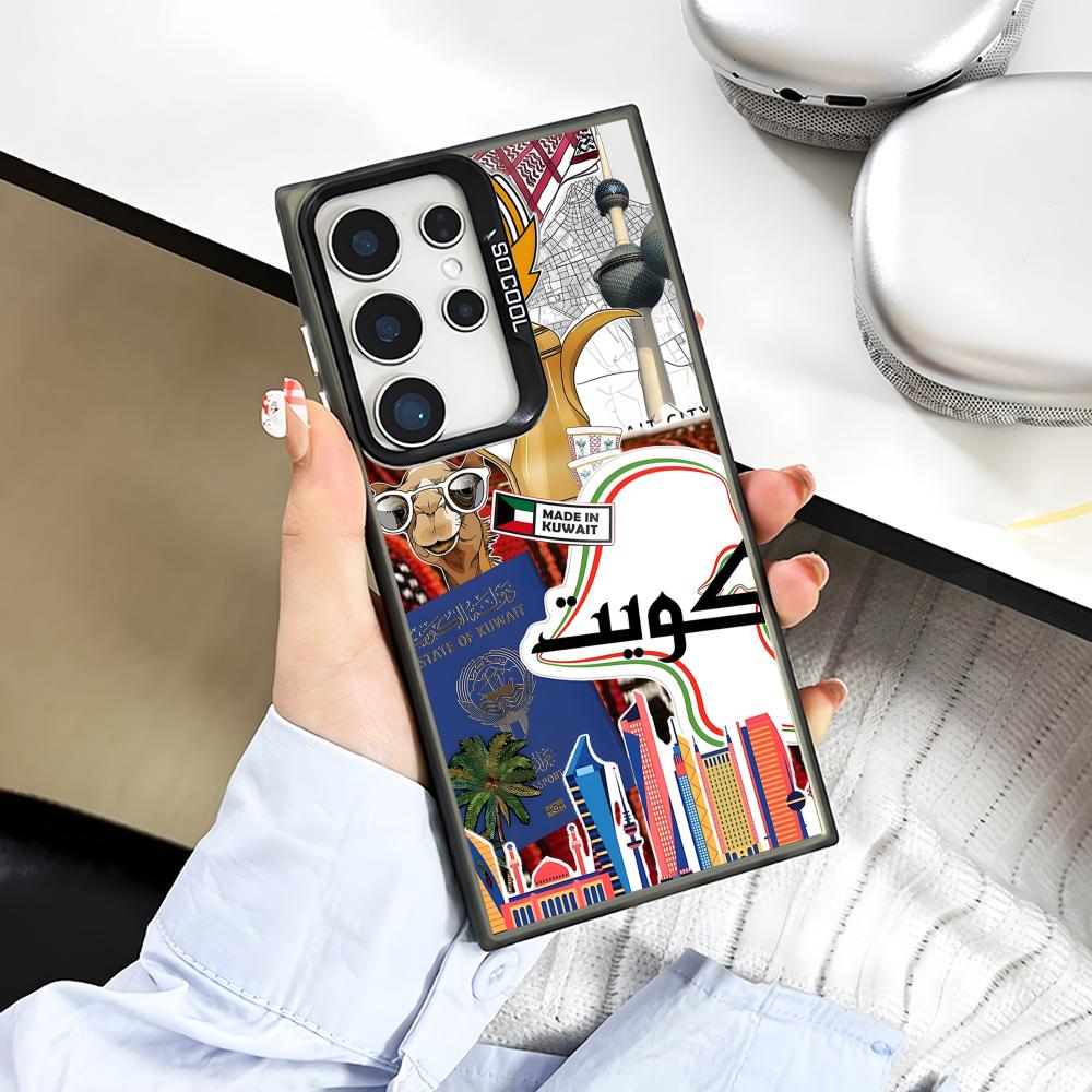 Phone Cases Kuwait - เคสโทรศัพท์ลายธงชาติคูเวตสำหรับ Samsung Galaxy A57 56 55