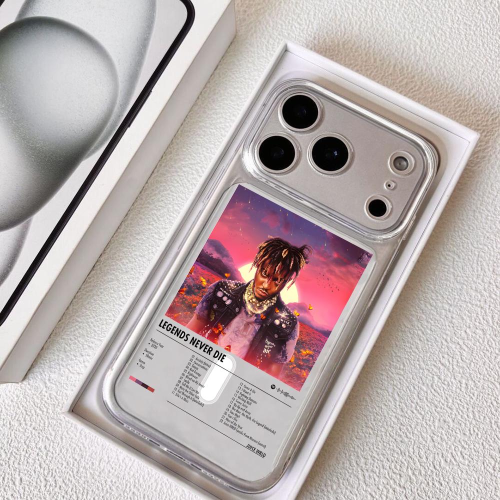 Phone Cases Iphone 17 Pro - เคสโทรศัพท์ลายอัลบั้มนักร้อง J-Juice WRLD สำหรับ iPhone 17