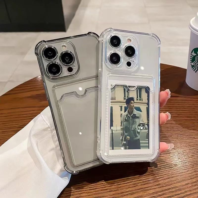 Phone Cases With Pictures - เคสใส่บัตรรูปภาพ สำหรับ iPhone 17 16 Pro