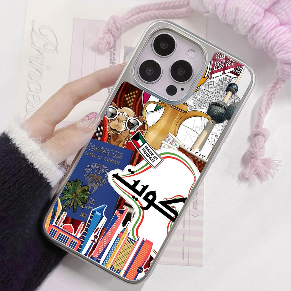 Phone Cases Kuwait - เคสโทรศัพท์ลายธงชาติคูเวตสำหรับ iPhone 18 17 16 15