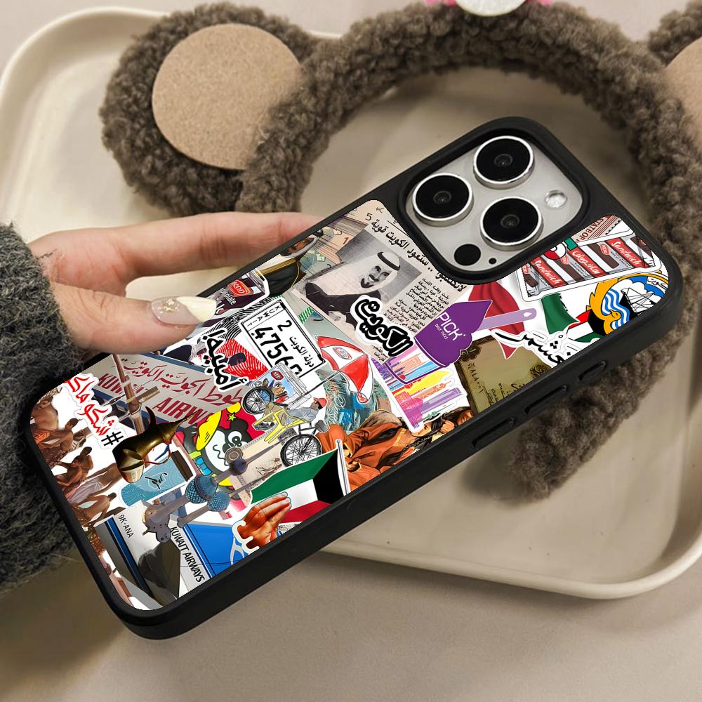 Phone Cases Kuwait - เคสโทรศัพท์ลายธงชาติคูเวตสำหรับ iPhone 18 17 16 15