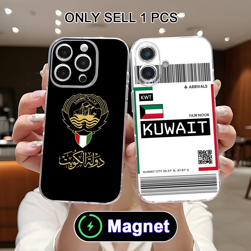 Phone Cases Kuwait - เคสโทรศัพท์ลายธงชาติคูเวตสำหรับ iPhone 18 17 16 15