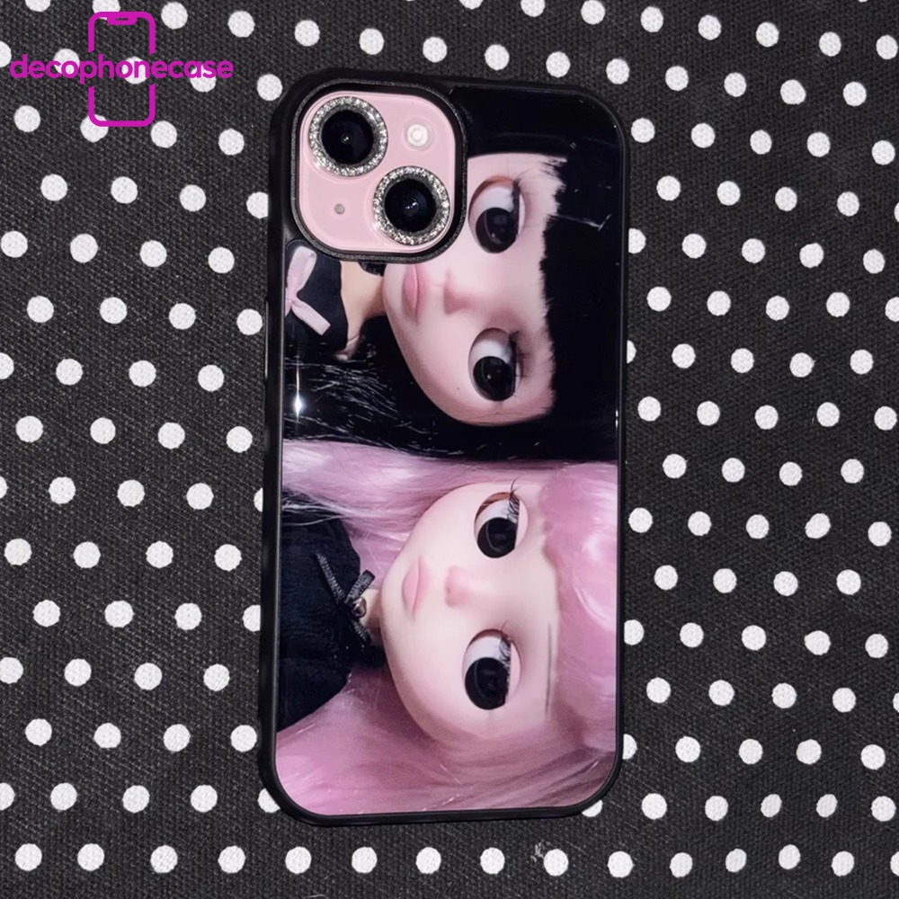 Phone Cases Drop Proof - เคสโทรศัพท์ลายศิลปะสาวผิวเข้มสไตล์ญี่ปุ่นเกาหลี สำหรับ iPhone11/12/13/14/15/16/17 Pro Max วัสดุซิลิโคนกันกระแทก
