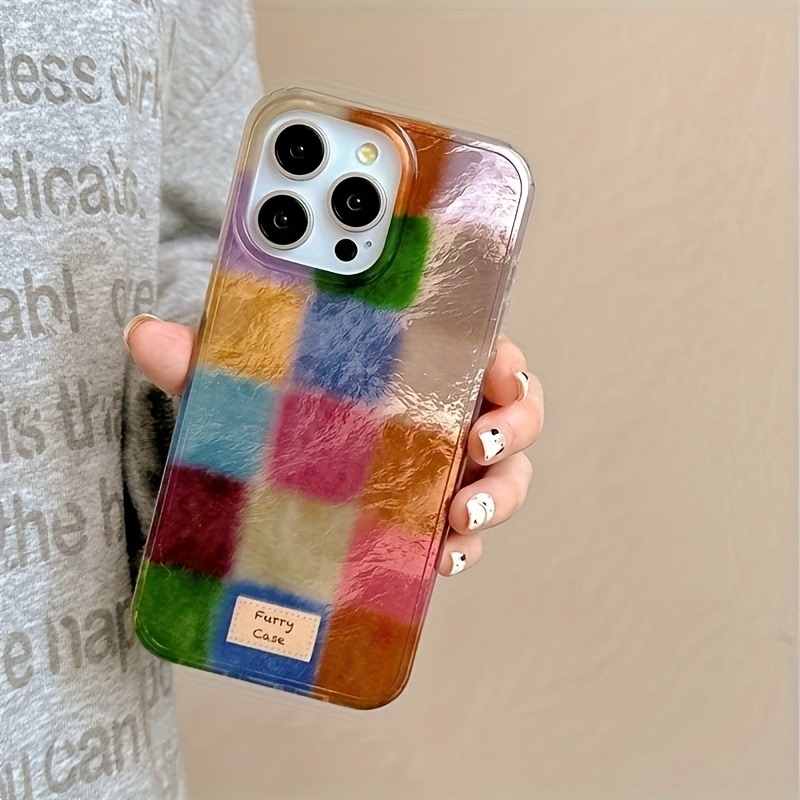Phone Cases Like Loopy - เคสโทรศัพท์ลายฟอยล์สีสันสดใสสไตล์เรโทรสำหรับฤดูใบไม้ร่วงและฤดูหนาว สำหรับ iPhone 17 16 15