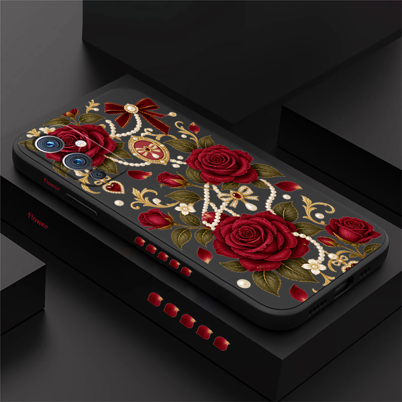 Phone Cases Drop Proof - เคสโทรศัพท์ลายดอกไม้สุดหรู สำหรับ OnePlus 9 Pro 9