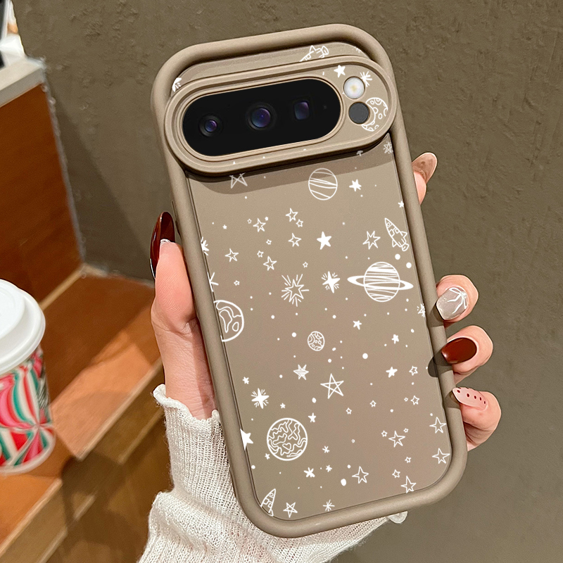 Phone Cases Google Pixel 7 - เคสโทรศัพท์ลายดาวเดือนสำหรับ Google Pixel 10 9 8