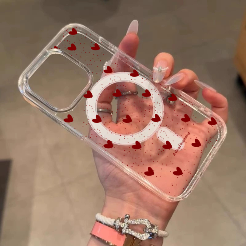 INS เรดเลิฟฮาร์ท เซ็กซี่เคสซิล - Clear Magsafe Case บทวิจารณ์และราคา