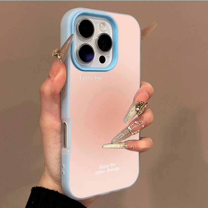 เคสโทรศัพท์ลายไล่เฉดสีชมพูสำหร - Phone Cases Like Loopy บทวิจารณ์และราคา