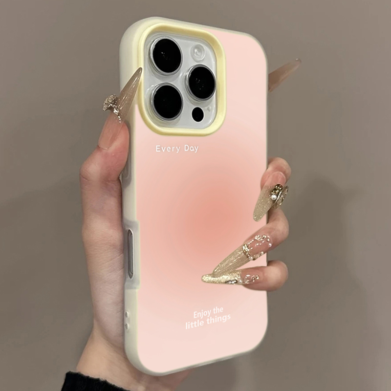 เคสโทรศัพท์ลายไล่เฉดสีชมพูสำหร - Phone Cases Like Loopy บทวิจารณ์และราคา