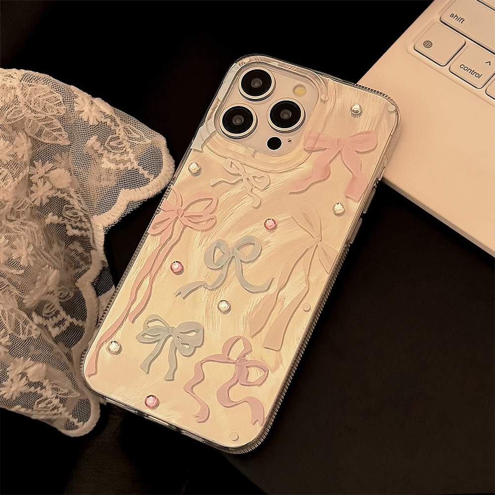 เคสโทรศัพท์ลายโบว์หลากสีสไตล์เ - Phone Cases Korean บทวิจารณ์และราคา