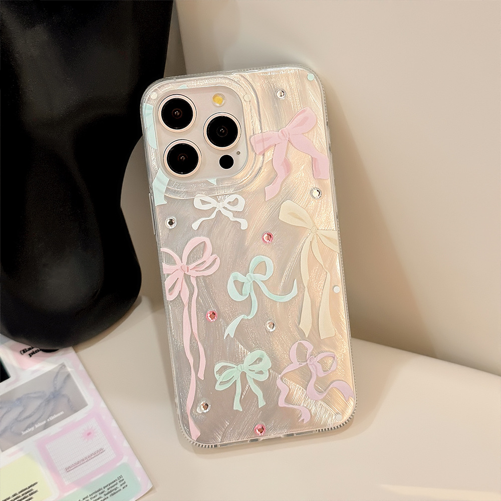 เคสโทรศัพท์ลายโบว์หลากสีสไตล์เ - Phone Cases Korean บทวิจารณ์และราคา