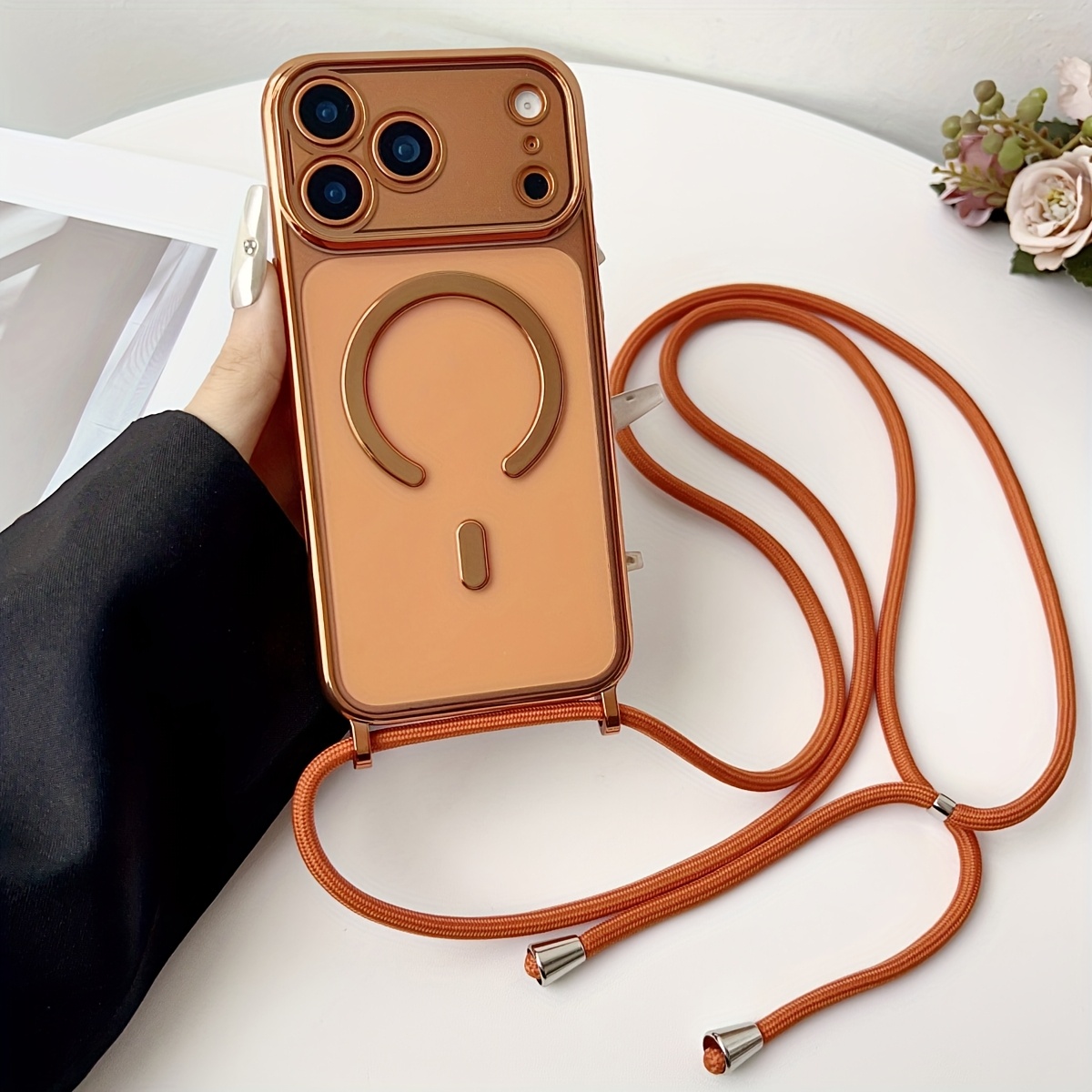 สายคล้องคอแบบหรูหราพร้อมเคสโทร - Clear Magsafe Case บทวิจารณ์และราคา