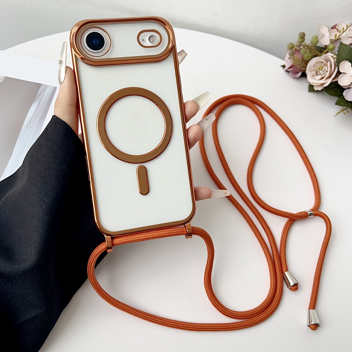 สายคล้องคอแบบหรูหราพร้อมเคสโทร - Clear Magsafe Case บทวิจารณ์และราคา