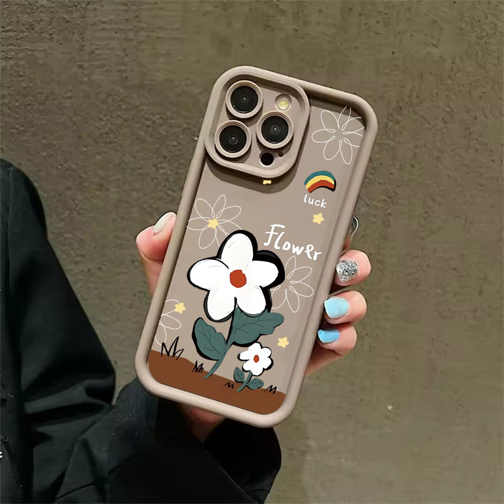 เคสโทรศัพท์ลายการ์ตูนดอกไม้น่า - Phone Cases Drop Proof บทวิจารณ์และราคา