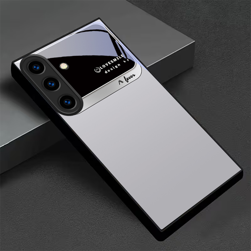 เคสโทรศัพท์แก้วสีดำลายโมโนโครม - Phone Cases Typo บทวิจารณ์และราคา