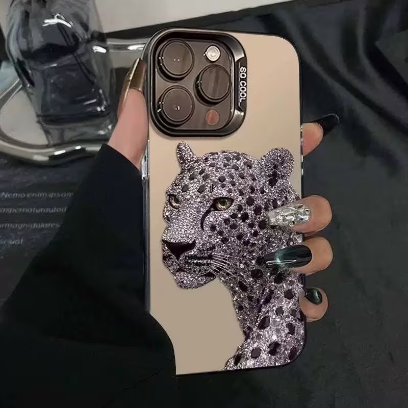 เคสโทรศัพท์ IMD ลายโฮโลแกรมสีเ - Phone Cases Leopard Print บทวิจารณ์และราคา