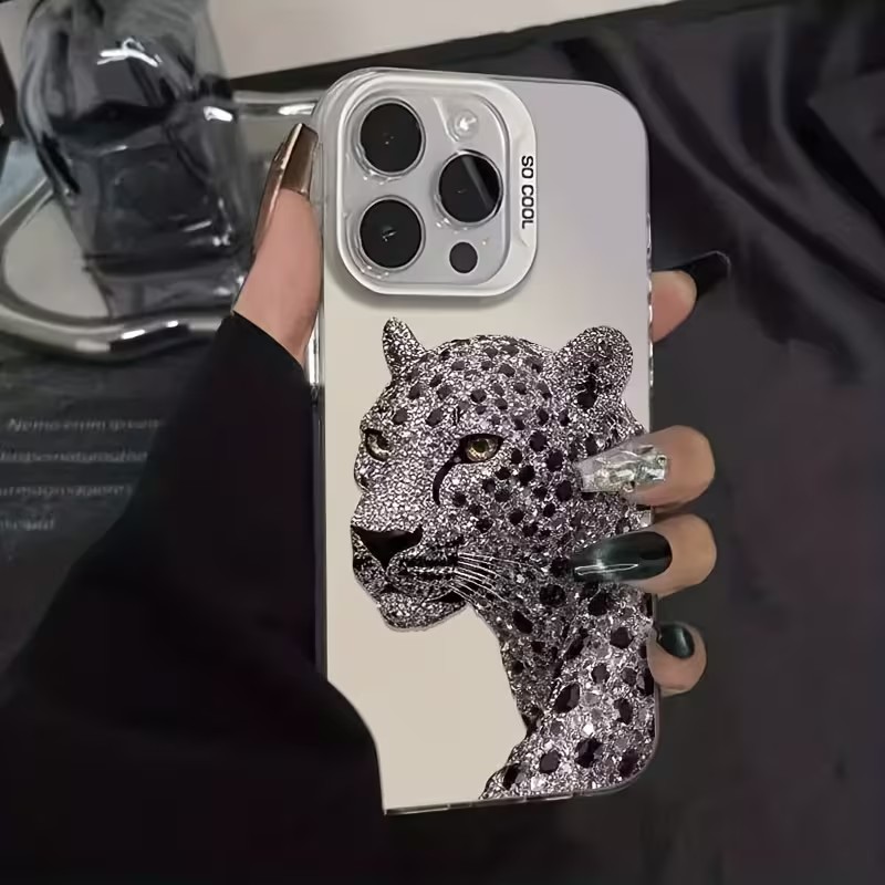 เคสโทรศัพท์ IMD ลายโฮโลแกรมสีเ - Phone Cases Leopard Print บทวิจารณ์และราคา