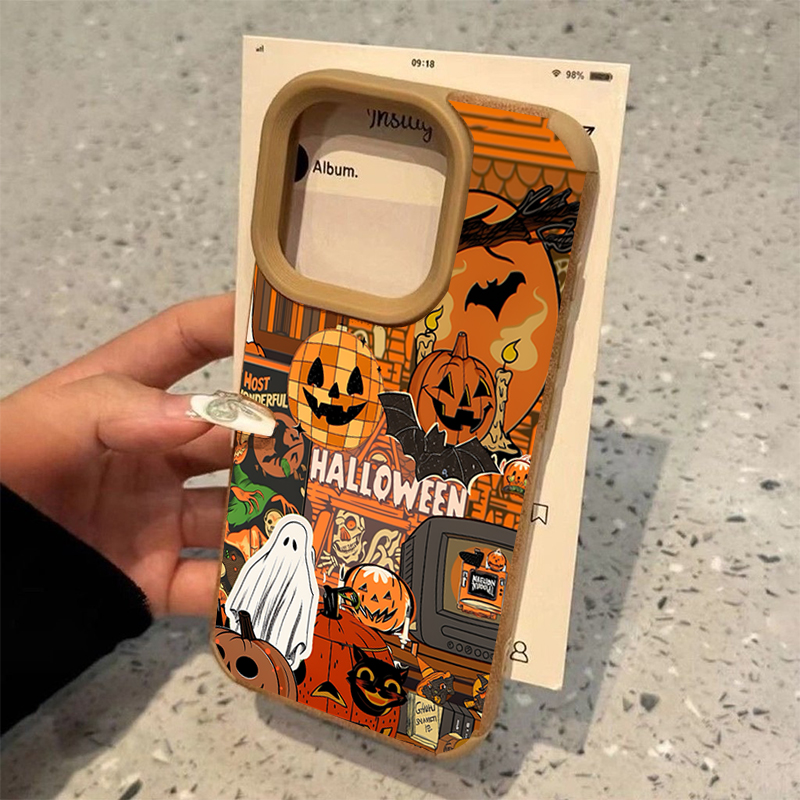 เคสโทรศัพท์ลายผีฟักทองฮาโลวีนส - Phone Cases Like Loopy บทวิจารณ์และราคา