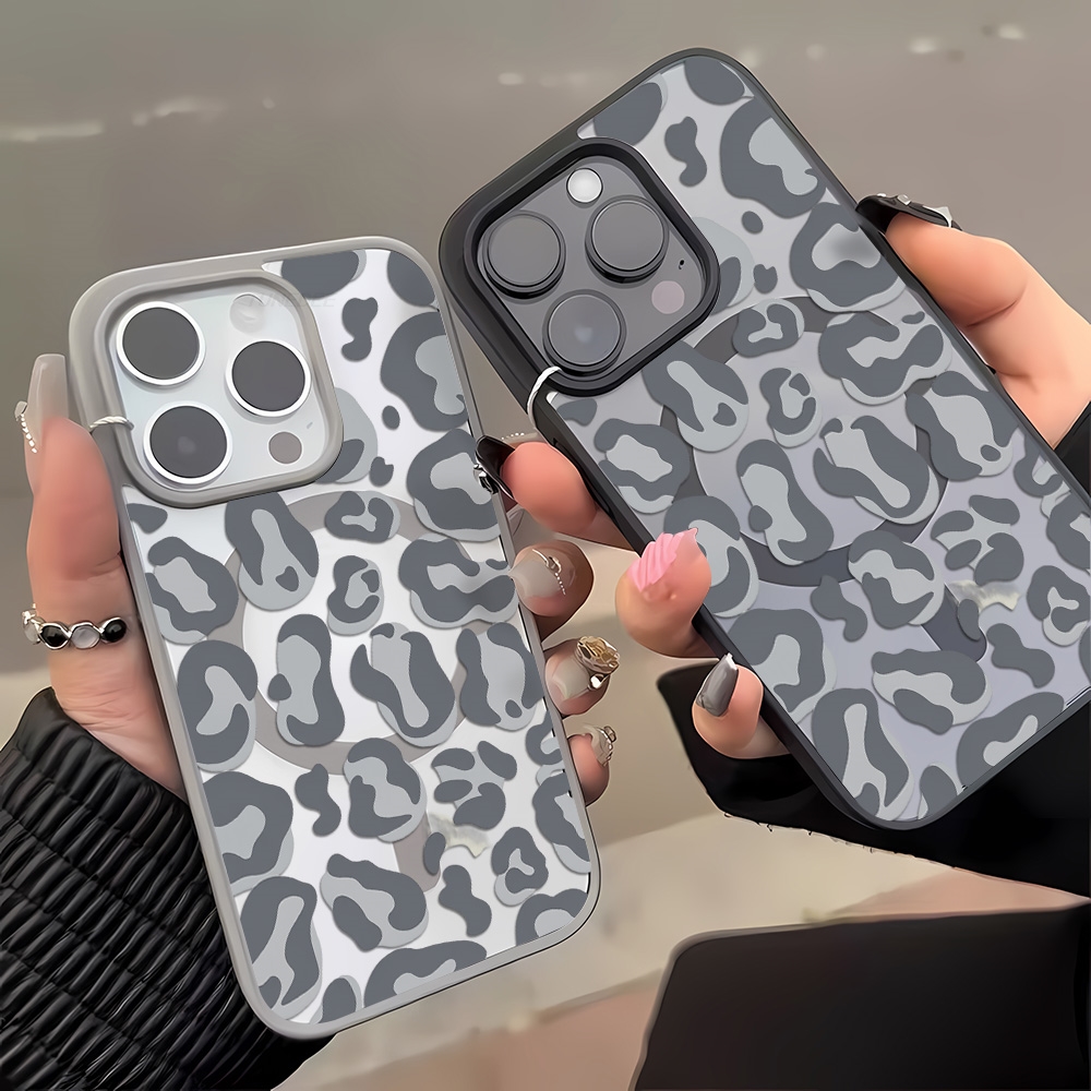 เคสลายเสือดาวสีดำสำหรับไอโฟน 1 - Clear Magsafe Case บทวิจารณ์และราคา