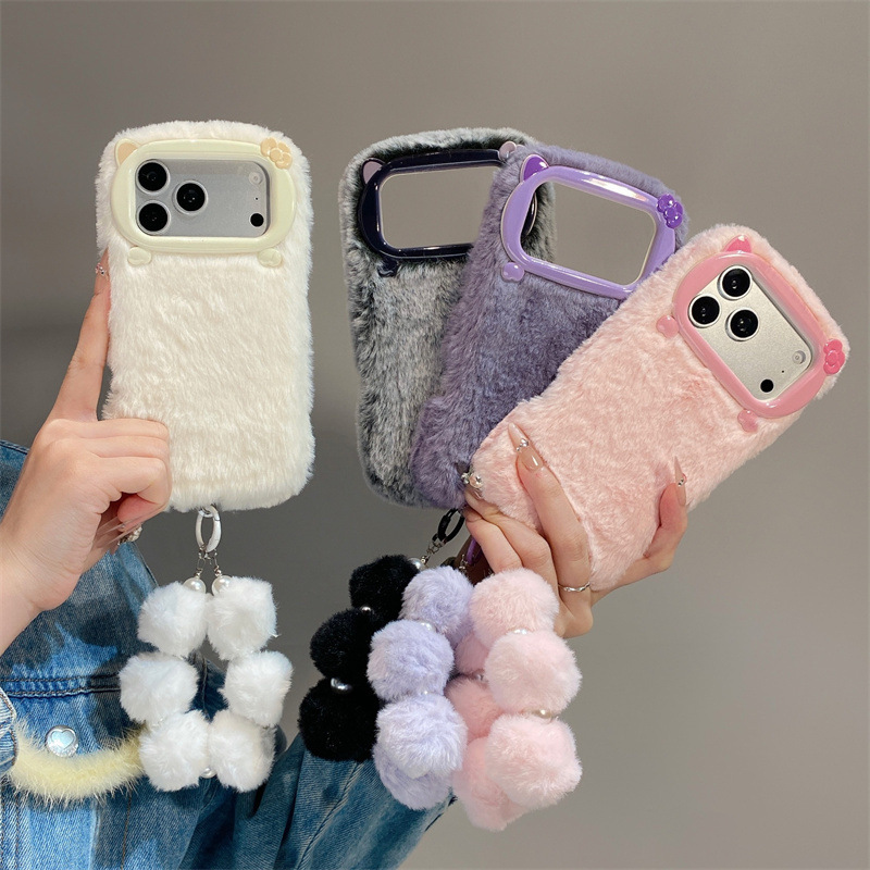 เคสโทรศัพท์ขนเฟอร์สีพื้นสุดหรู - Phone Cases Iphone 17 Pro บทวิจารณ์และราคา