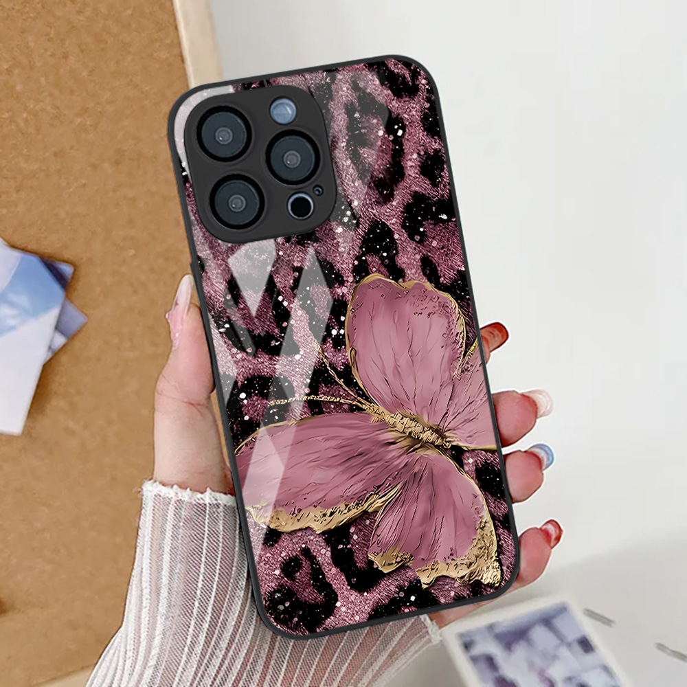 เคสโทรศัพท์ลายเสือดาวผีเสื้อ ส - Phone Cases Leopard Print บทวิจารณ์และราคา