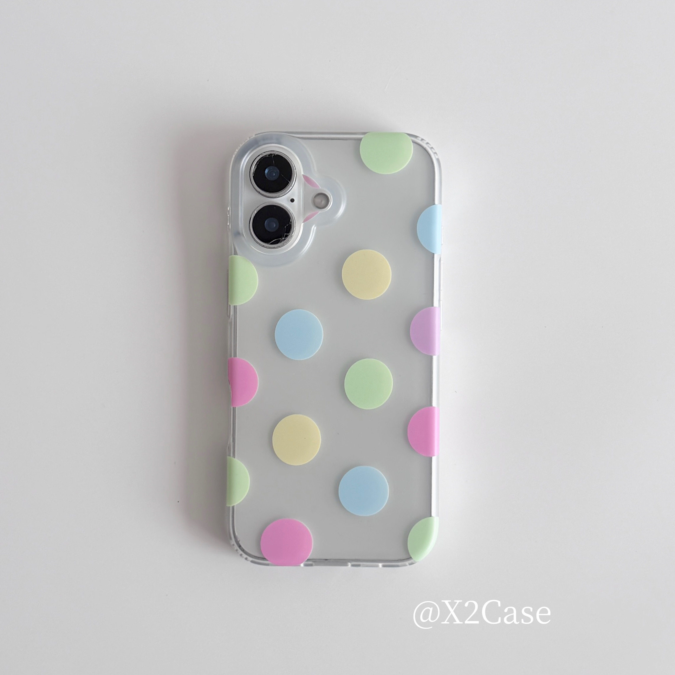 เคสโทรศัพท์ลายจุดสีสันสดใสแบบด - Phone Cases Korean บทวิจารณ์และราคา