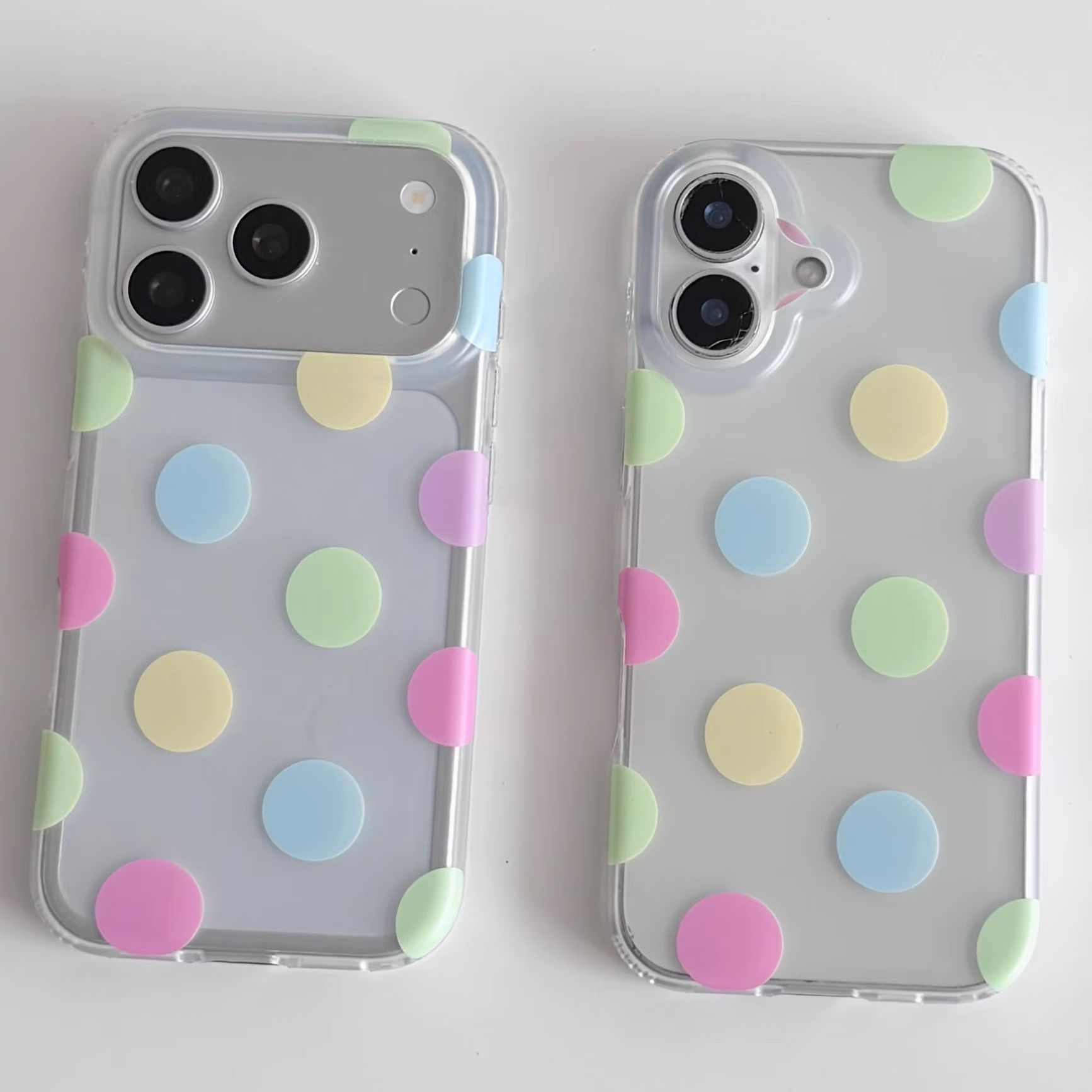 เคสโทรศัพท์ลายจุดสีสันสดใสแบบด - Phone Cases Korean บทวิจารณ์และราคา