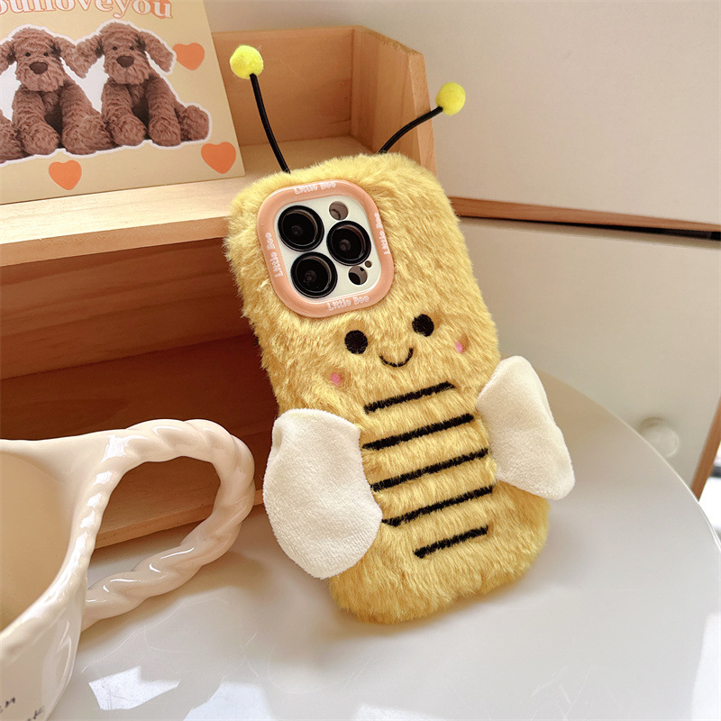 เคสโทรศัพท์ลายการ์ตูนผึ้งขนปุย - Phone Cases Korean บทวิจารณ์และราคา