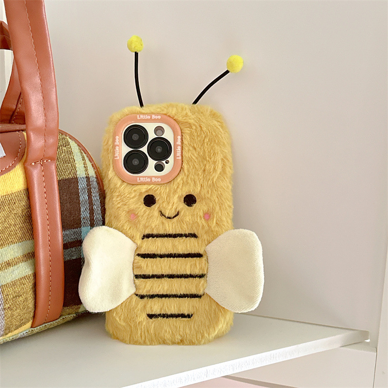 เคสโทรศัพท์ลายการ์ตูนผึ้งขนปุย - Phone Cases Korean บทวิจารณ์และราคา