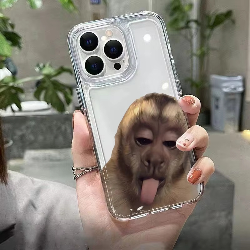 เคสโทรศัพท์ซิลิโคนลายลิงยื่นลิ - Phone Cases 13 บทวิจารณ์และราคา