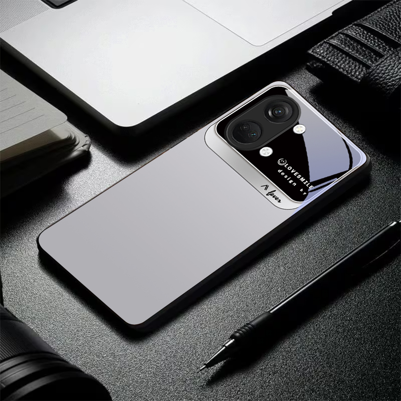เคสโทรศัพท์แก้วสีดำลายโมโนโครม - Phone Cases Typo บทวิจารณ์และราคา