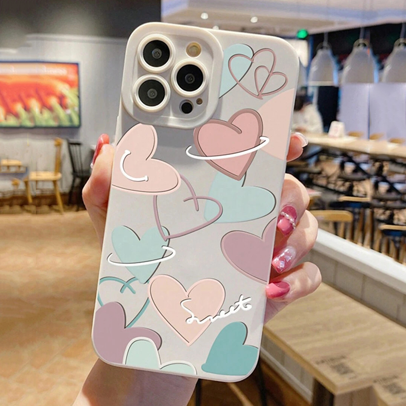 เคสโทรศัพท์ TPU นุ่มลายหัวใจให - Phone Cases Drop Proof บทวิจารณ์และราคา