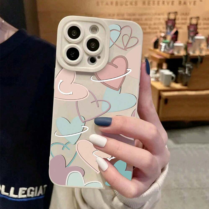 เคสโทรศัพท์ TPU นุ่มลายหัวใจให - Phone Cases Drop Proof บทวิจารณ์และราคา