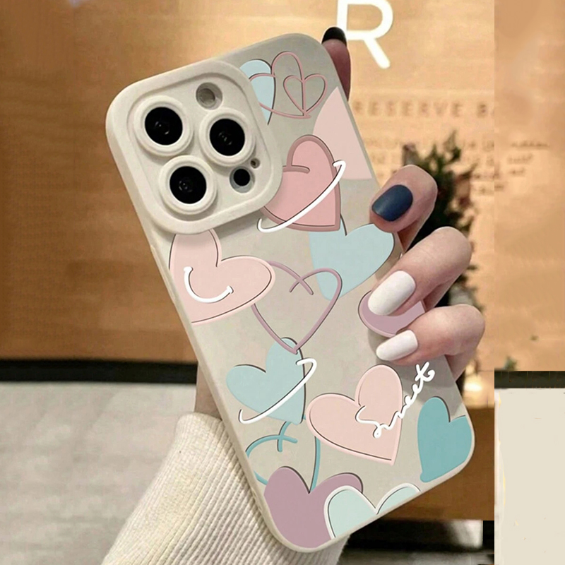 เคสโทรศัพท์ TPU นุ่มลายหัวใจให - Phone Cases Drop Proof บทวิจารณ์และราคา