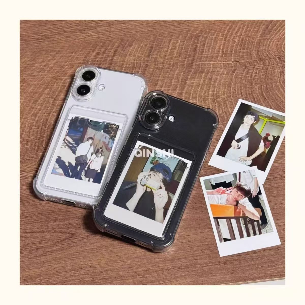 เคสใส่บัตรรูปภาพ สำหรับ iPhone - Phone Cases With Pictures บทวิจารณ์และราคา