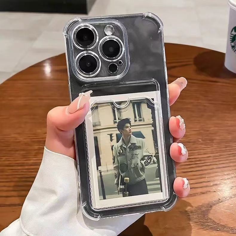 เคสใส่บัตรรูปภาพ สำหรับ iPhone - Phone Cases With Pictures บทวิจารณ์และราคา
