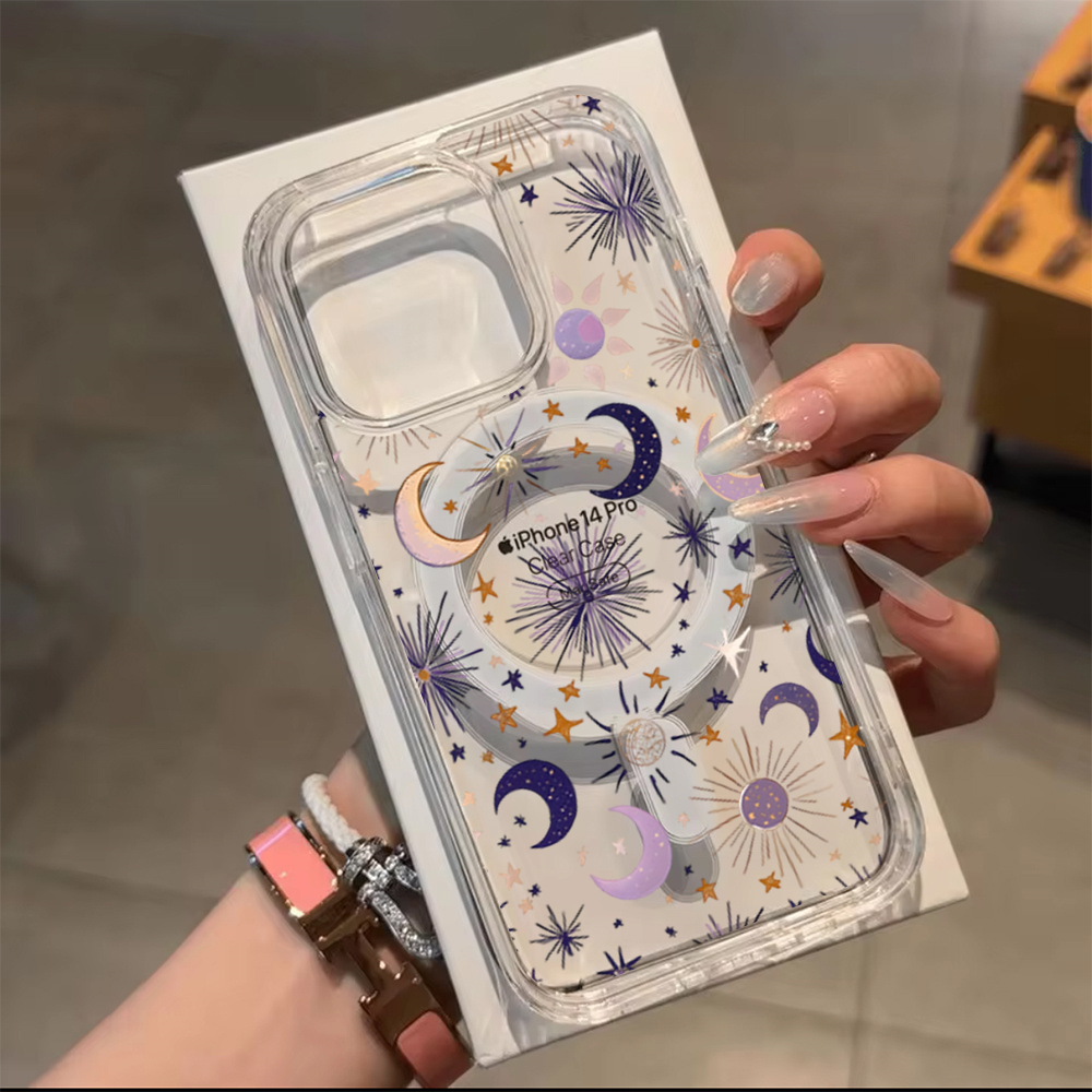 โรแมนติกซัน มูน สตาร์สเคสโทรศั - Clear Magsafe Case บทวิจารณ์และราคา