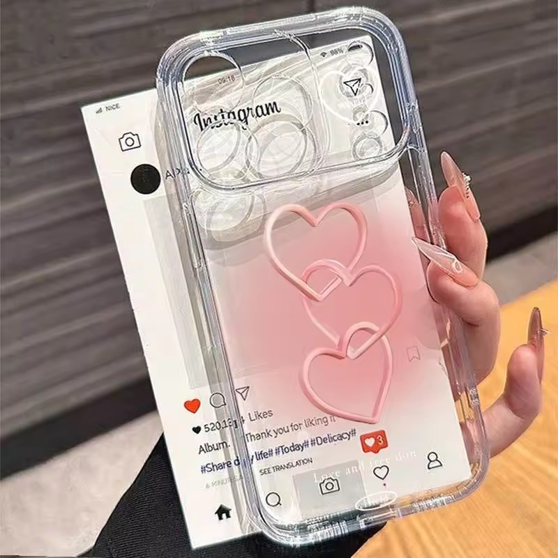 เคสโทรศัพท์ลายหัวใจสีชมพูวาดมื - Phone Cases Like Loopy บทวิจารณ์และราคา