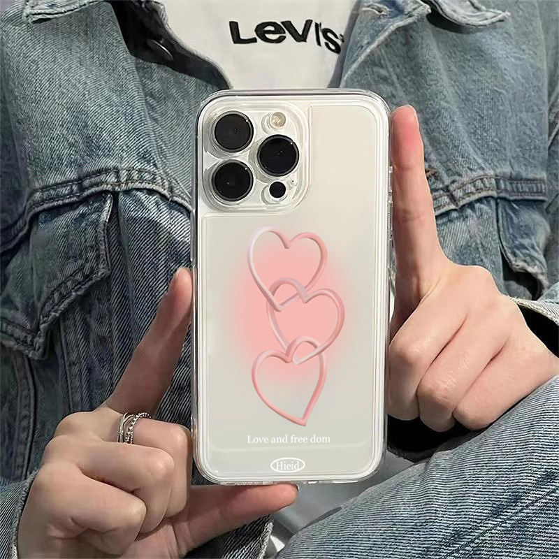 เคสโทรศัพท์ลายหัวใจสีชมพูวาดมื - Phone Cases Like Loopy บทวิจารณ์และราคา