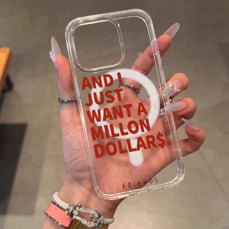 เคสโทรศัพท์ลายคำคมนามธรรมแฟชั่ - Clear Magsafe Case บทวิจารณ์และราคา