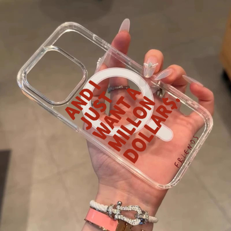 เคสโทรศัพท์ลายคำคมนามธรรมแฟชั่ - Clear Magsafe Case บทวิจารณ์และราคา