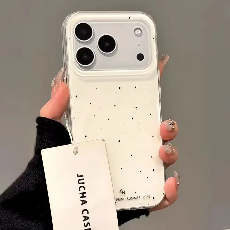เคสโทรศัพท์ลายจุดสีขาวสไตล์เกา - Phone Cases Korean บทวิจารณ์และราคา